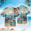 Cool Octopus Hawaiian Shirt  Tropical Aloha Button Down Summer Beach Party Outfit That Stands Out