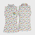 Autism Awareness Sleeveless Polo Shirt for Women – Colorful Puzzle Pattern Golf Shirt, Lightweight Summer Athletic Top, Neurodiversity Support Apparel